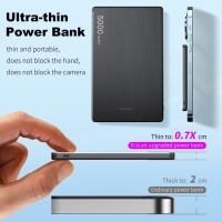 10000mAh 5000mAh Super Thin Magnetic Wireless Power Bank for phonee