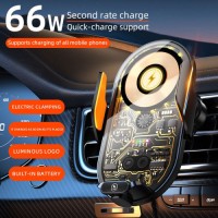 15W Qi Wireless Car Charger Phone Holder Mount for iPhone Samsung Huawei Xiaomi Oppo